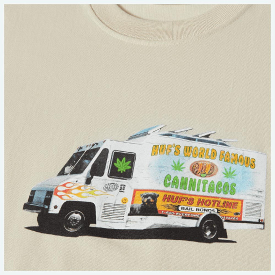 Huf Ανδρική κοντομάνικη μπλούζα Taco TruckTee